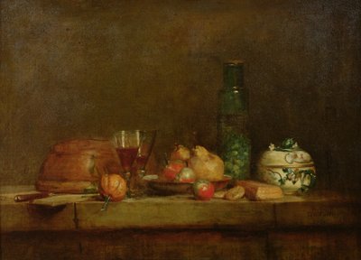 Nature morte avec une bouteille d